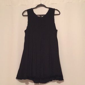 Black mini dress